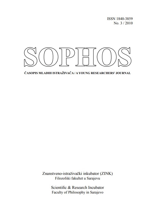 					View No. 3 (2010): Sophos:  A Young Researchers’ Journal
				