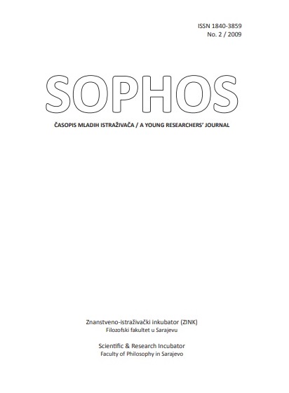 					View No. 2 (2009): Sophos:  A Young Researchers’ Journal
				